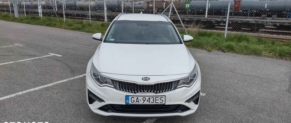 Kia Optima cena 76875 przebieg: 164000, rok produkcji 2019 z Gdynia małe 497